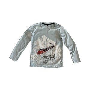 Tea Collection Long Sleeve Graphic Tee Size 10